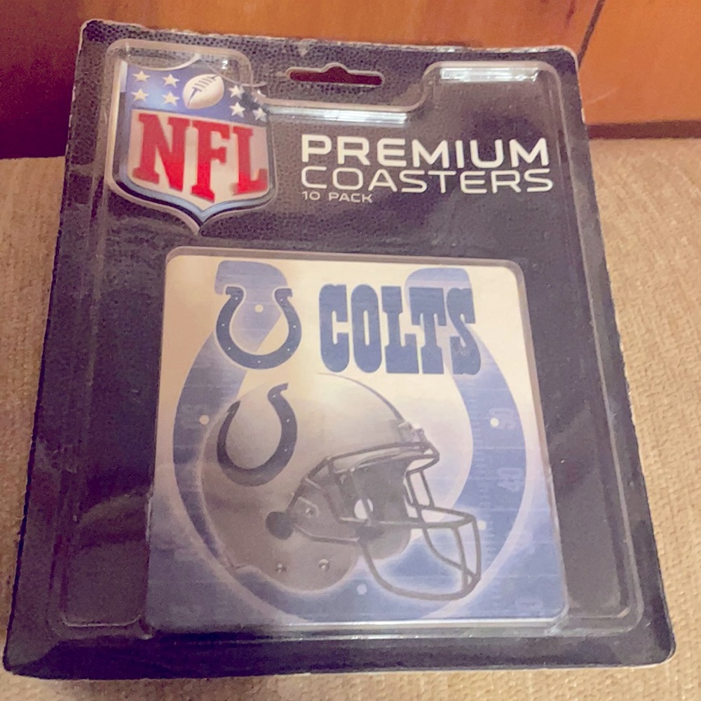NFL colts premium coasters